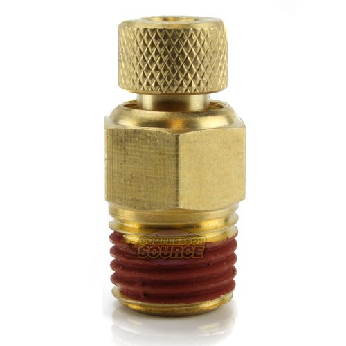 Male npt brass air - 1/4",